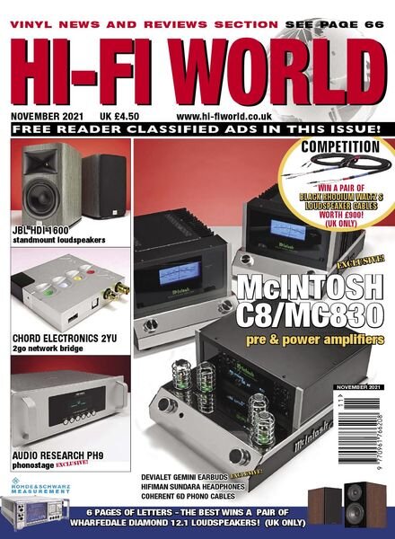 Hi-Fi World – November 2021 Cover