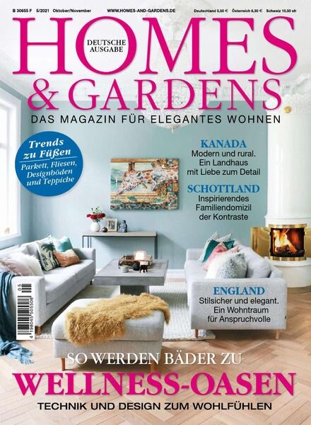 Homes & Gardens Germany – Oktober-November 2021 Cover