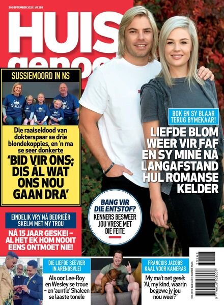 Huisgenoot – 30 September 2021 Cover