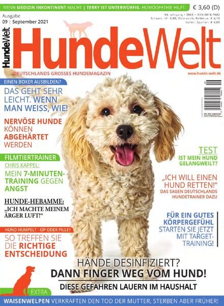HundeWelt – September 2021 Cover