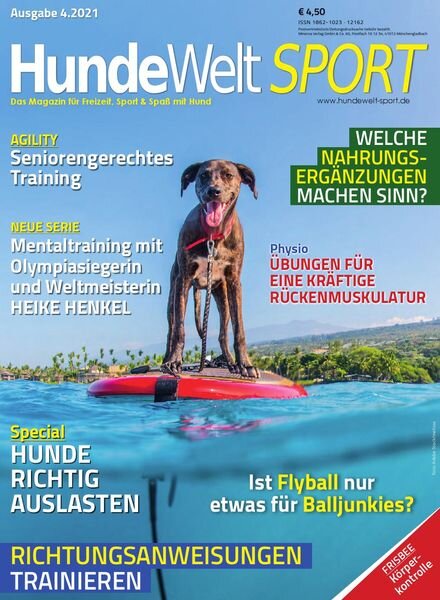 HundeWelt Sport – Nr.4 2021 Cover