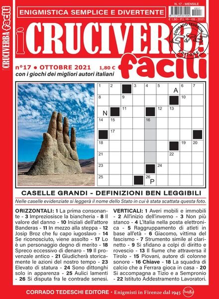 I Cruciverba Facili – ottobre 2021 Cover