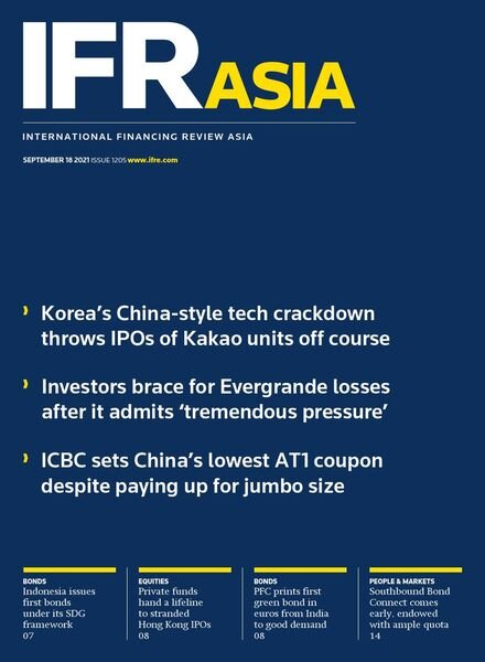 IFR Asia – September 18, 2021 Cover