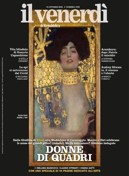 Il Venerdi di Repubblica – 15 Ottobre 2021 Cover