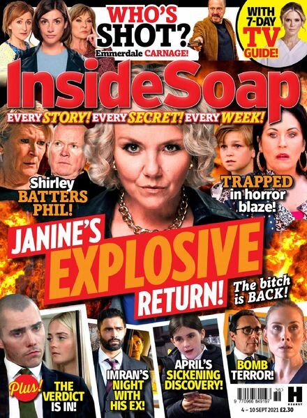 Inside Soap UK – 04 September 2021 Cover
