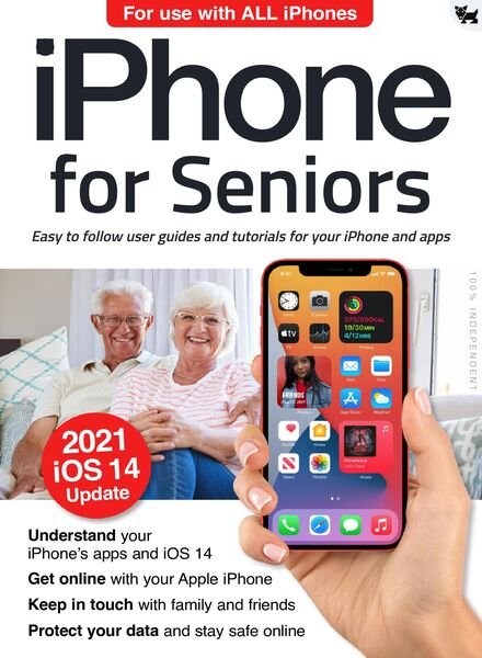 iPhone for Seniors – August 2021 Cover