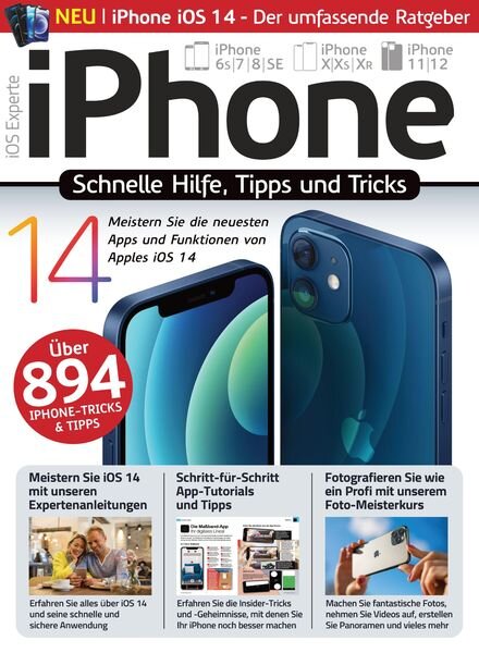 iPhone – Schnelle Hilfe, Tipps und Tricks – 27 August 2021 Cover