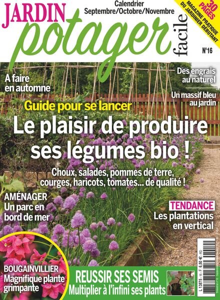 Jardin Potager Facile – Septembre-Novembre 2021 Cover