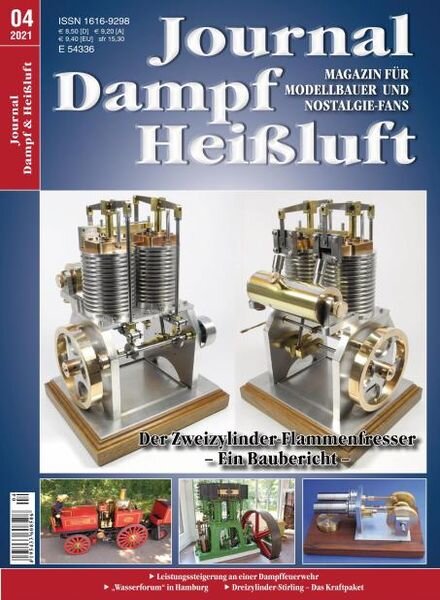 Journal Dampf & Heissluft – Oktober 2021 Cover