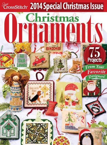 Just CrossStitch – Christmas Ornaments 2014 Cover