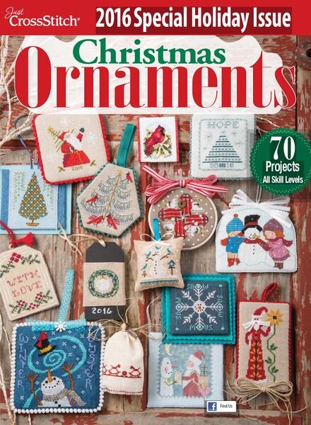 Just CrossStitch – Christmas Ornaments 2016 Cover