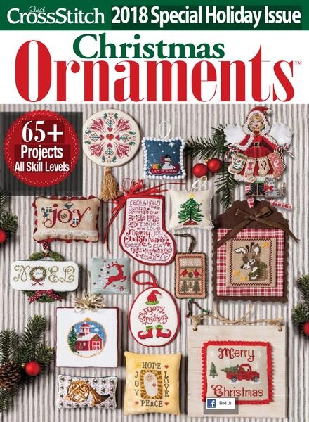 Just CrossStitch – Christmas Ornaments 2018 Cover