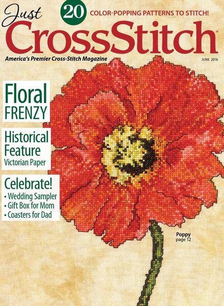 Just CrossStitch – June 2016 Cover