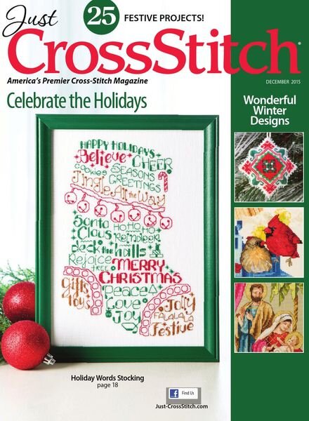 Just CrossStitch – November-December 2015 Cover