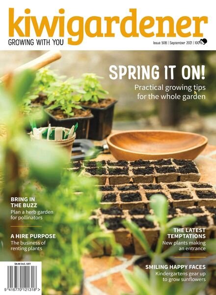 Kiwi Gardener – September 2021 Cover