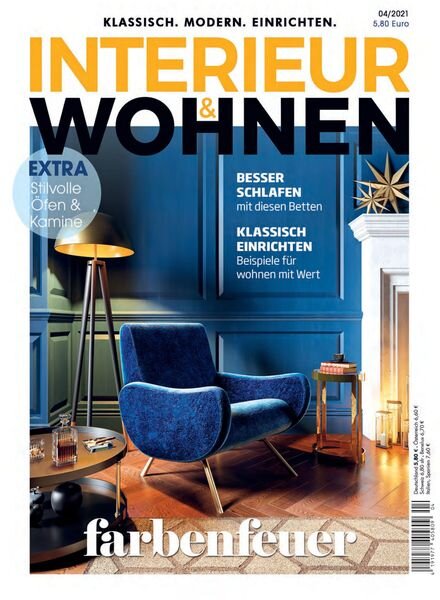 KLASSISCH WOHNEN – Oktober 2021 Cover