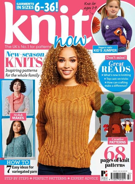 Knit Now – Issue 132 – August 2021 Cover