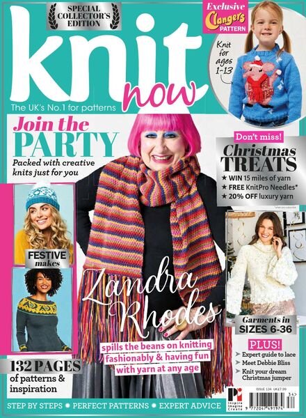Knit Now – Issue 134 – October 2021 Cover