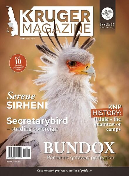 Kruger Magazine – October 2021 Cover
