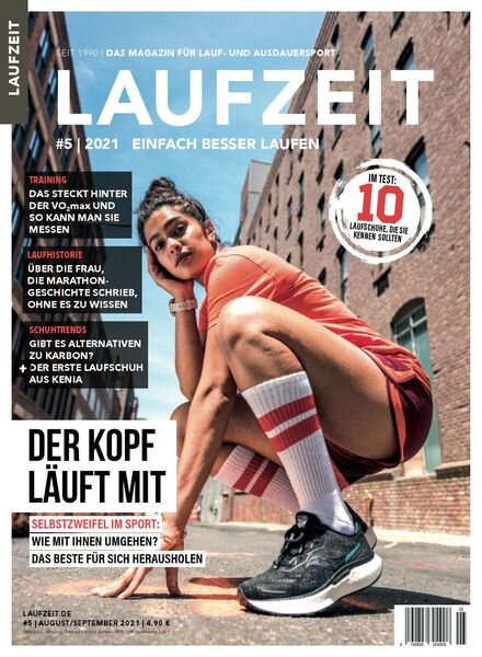 Laufzeit – August-September 2021 Cover