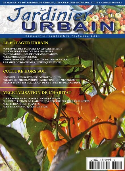 Le Jardinier Urbain – Septembre-Octobre 2021 Cover