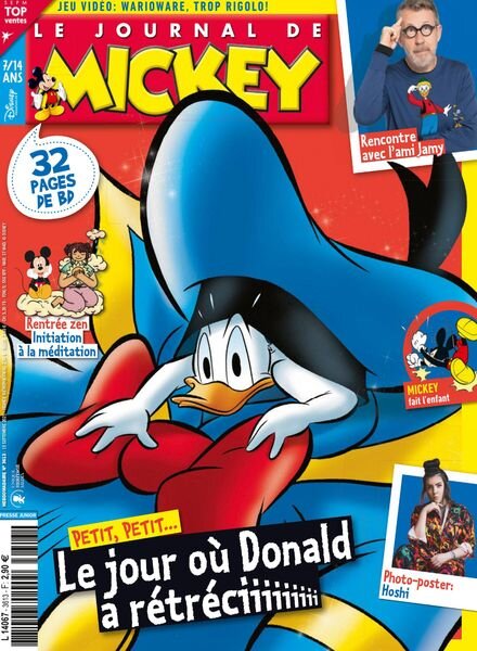 Le Journal de Mickey – 15 Septembre 2021 Cover