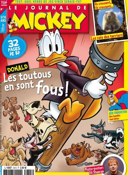 Le Journal de Mickey – 29 Septembre 2021 Cover