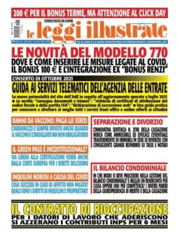 Leggi Illustrate – ottobre 2021
