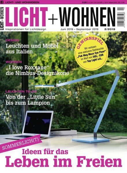 Licht + Wohnen – Juni 2019 Cover