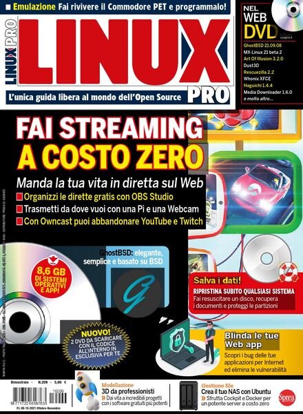 Linux Pro – Ottobre-Novembre 2021 Cover