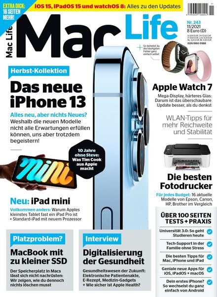 Mac Life – November 2021 Cover