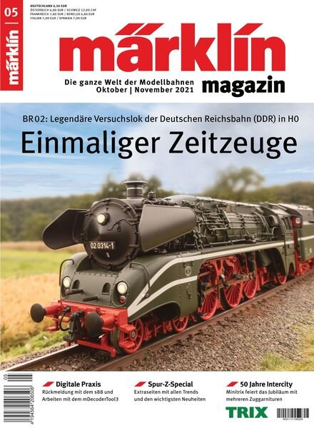 marklin magazin – 04 Oktober 2021 Cover