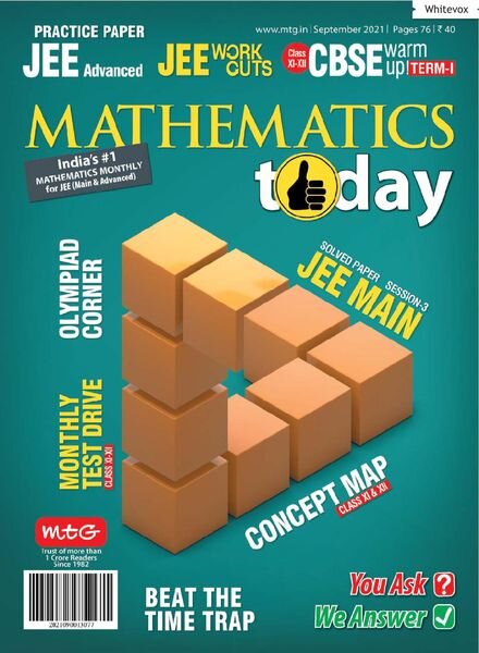 Mathematics Today – September 2021 Cover