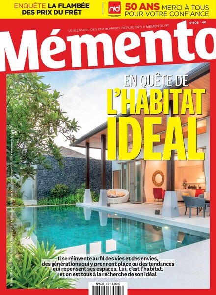 Memento – Octobre 2021 Cover
