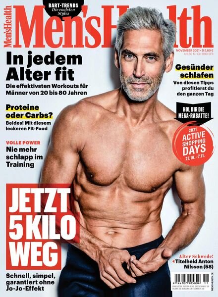 Men’s Health Germany – November 2021 Cover