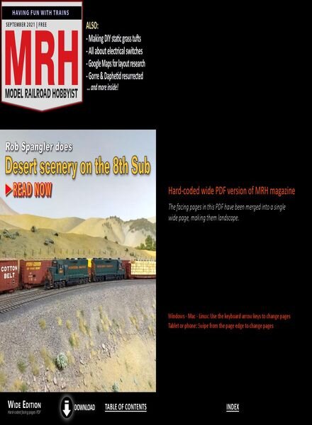 Model Railroad Hobbyist – September 2021 Cover