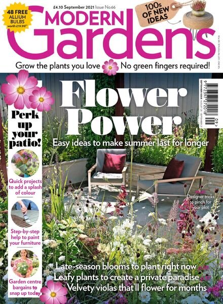 Modern Gardens – September 2021 Cover