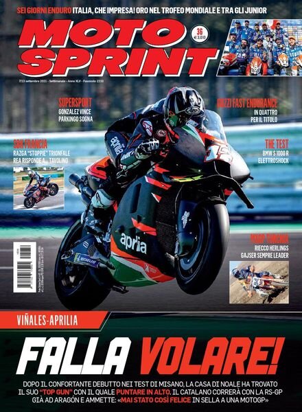 Moto Sprint – 7 Settembre 2021 Cover