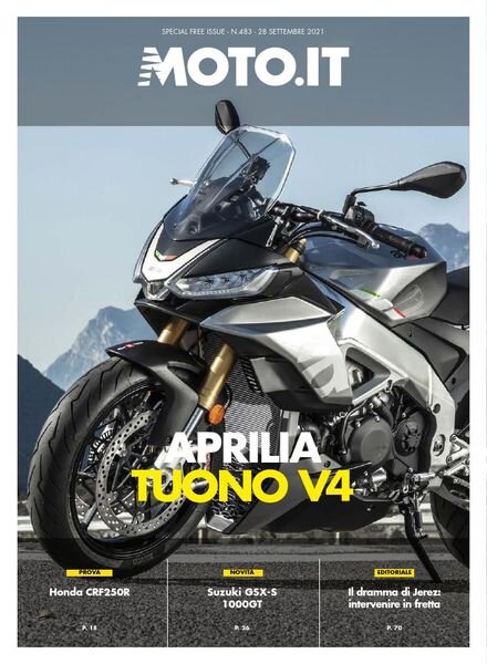 Moto.it Magazine – 28 Settembre 2021 Cover