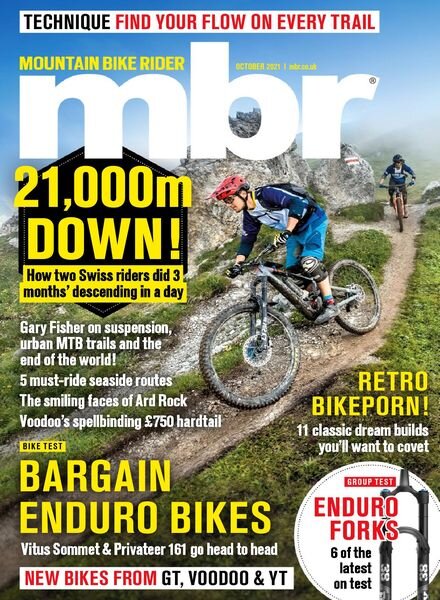Mountain Bike Rider – October 2021 Cover