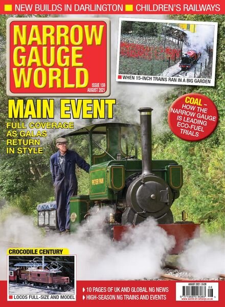 Narrow Gauge World – Issue 159 – August 2021 Cover