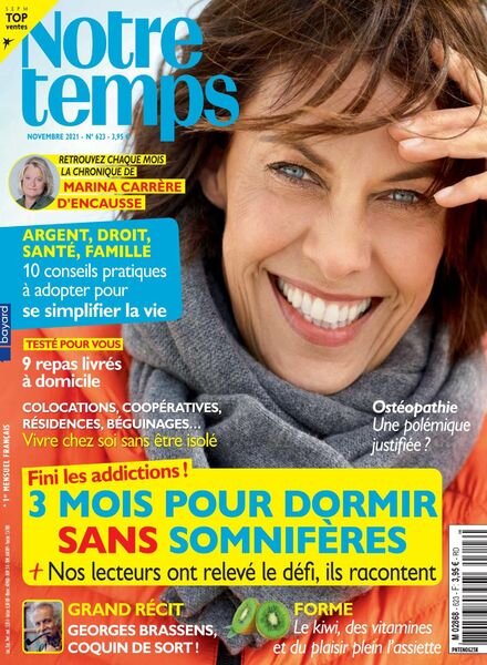 Notre Temps – Novembre 2021 Cover