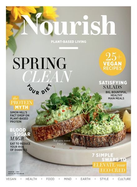Nourish Plant-Based Living – October 2021 Cover