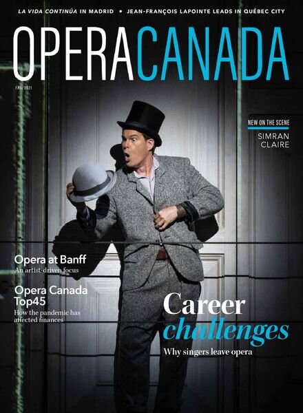 Opera Canada – September 2021 Cover