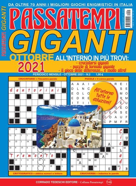 Passatempi Giganti – 15 settembre 2021 Cover