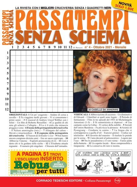 Passatempi Senza Schema – 01 ottobre 2021 Cover