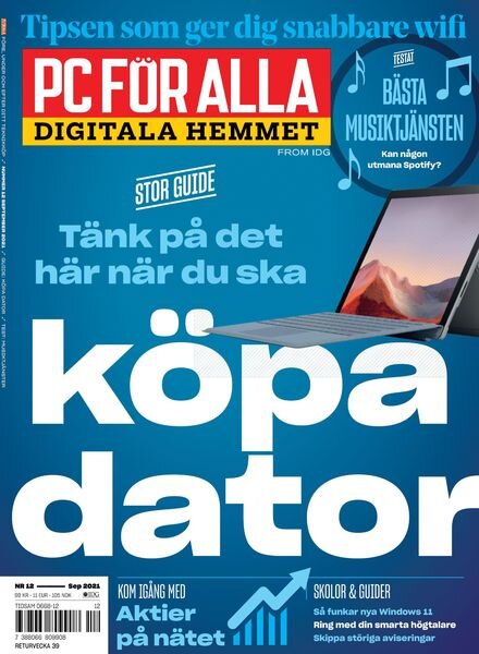 PC for Alla – 09 september 2021 Cover