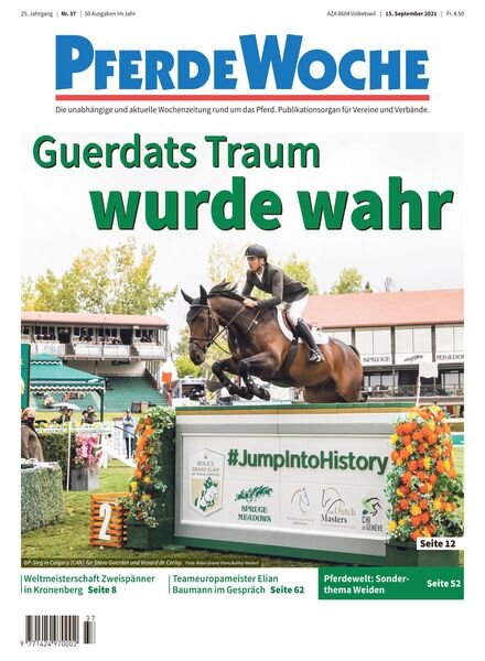 PferdeWoche – 15 September 2021 Cover