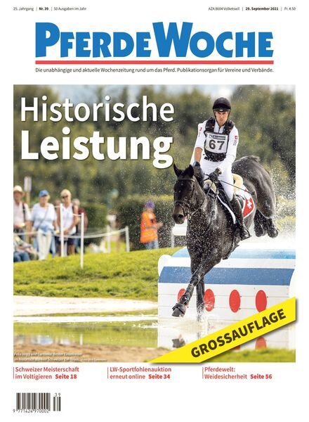 PferdeWoche – September 2021 Cover