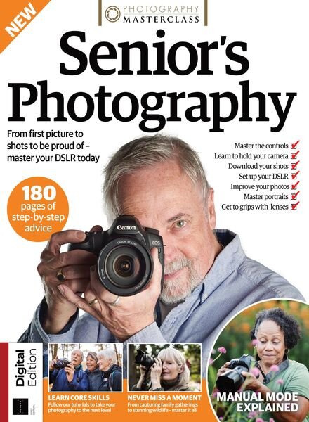 Photography Masterclass – Senior’s Photography – September 2021 Cover